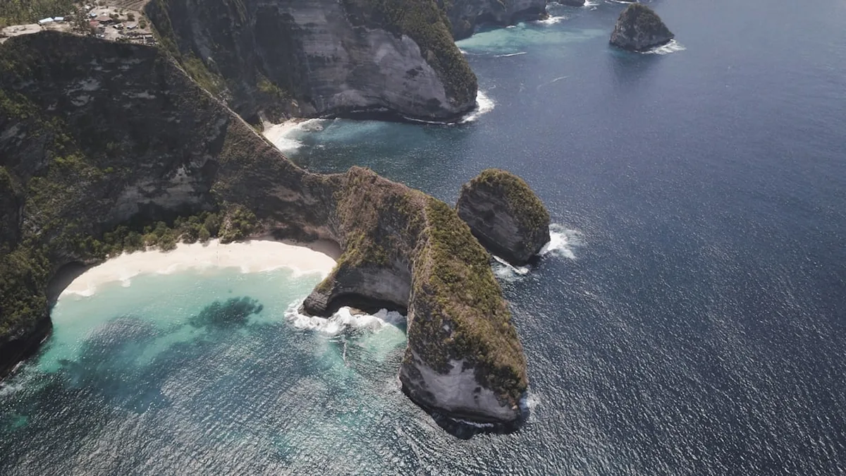 Bali Coast Aerial Sea — North Bali Airports